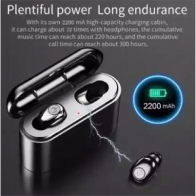 X8 TWS True Wireless Earbuds 5D Stereo X8 Bluetooth Earphones Mini TWS Waterproof Headfrees with 2200mAh Power Bank Earphones